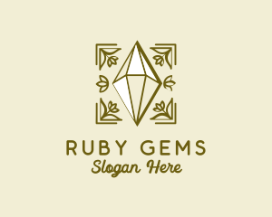 Premium Crystal Gem logo design