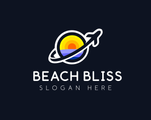 Travel Beach Resort logo design