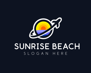 Travel Beach Resort logo design