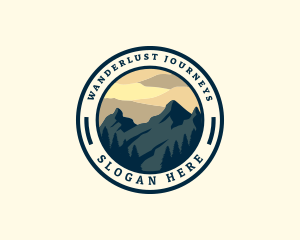 Mountain  Nature Adventure logo design