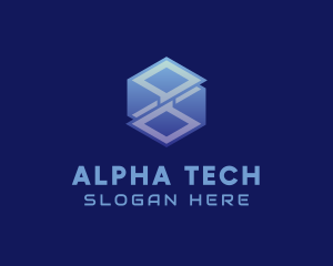 Cyber Tech Cube logo design