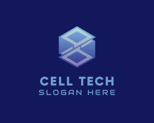 Cyber Tech Cube logo design