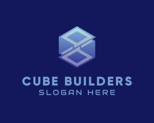 Cyber Tech Cube logo design