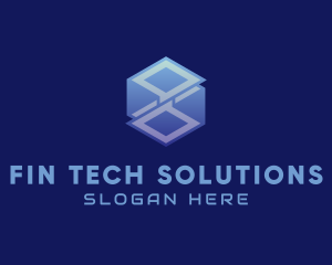 Cyber Tech Cube logo design