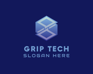 Cyber Tech Cube logo design