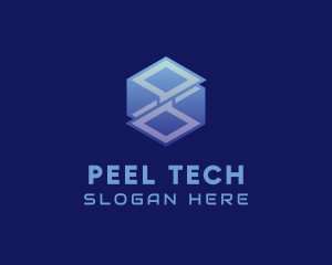 Cyber Tech Cube logo design