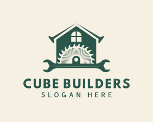 Hardware Tools Home Builder logo design