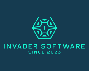 Cyber Hexagon Technology Software logo design