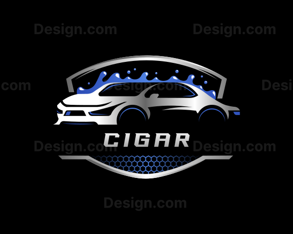 Car Wash Detailing Logo