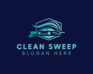 Car Cleaning Pressure Wash logo design