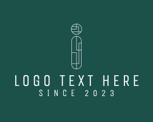 Minimalist - Network Tech Letter I logo design