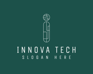 Network Tech Letter I logo design