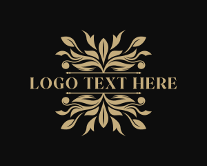 Stylish Floral Garden Logo