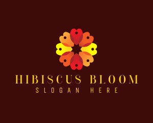 Bloom Flower Petal logo design