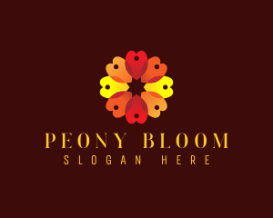 Bloom Flower Petal logo design