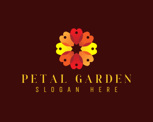 Bloom Flower Petal logo design