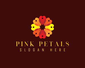 Bloom Flower Petal logo design