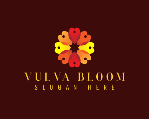 Bloom Flower Petal logo design