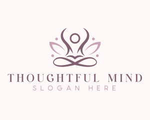 Meditation Yoga Therapy logo design