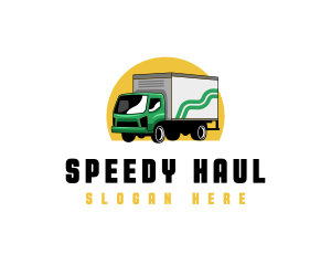 Freight Trucking Delivery logo design