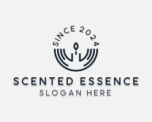 Scented Candle Aromatherapy  logo design