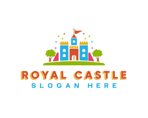 Castle Kindergarten Nursery logo design