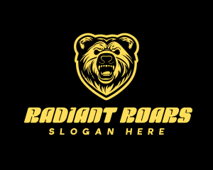 Bear Predator Roar logo design