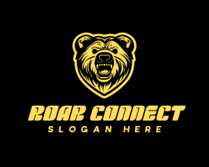 Bear Predator Roar logo design