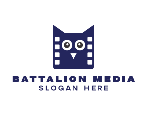 Owl Films Media logo design