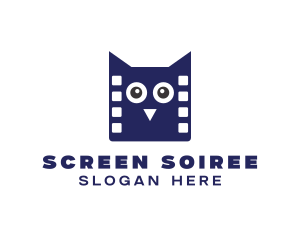 Owl Films Media logo design