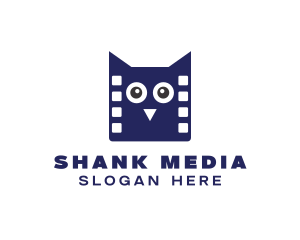 Owl Films Media logo design