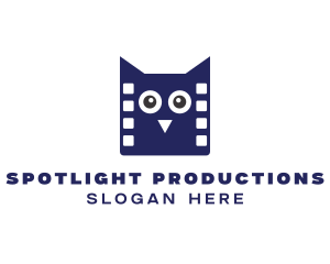 Owl Films Media logo design