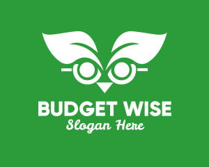 Wise Leaf Owl  logo design