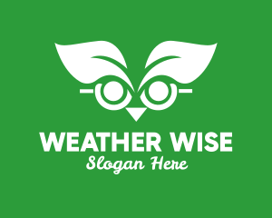 Wise Leaf Owl  logo design