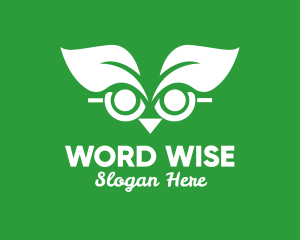 Wise Leaf Owl  logo design