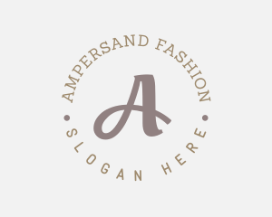 Luxury Brand Fashion logo design