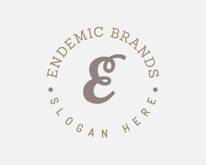 Luxury Brand Fashion logo design