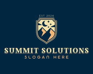 Summit Mountain Hike logo design