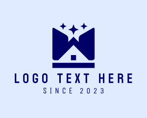 Blue Housing Letter W logo