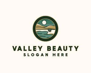 Valley Lakeside Badge logo design