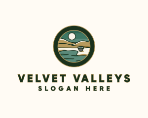 Valley Lakeside Badge logo design