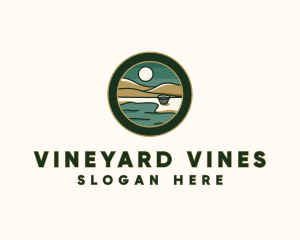 Valley Lakeside Badge logo design