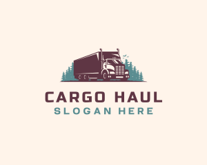 Cargo Truck Logistics logo design