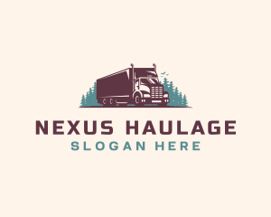 Cargo Truck Logistics logo design