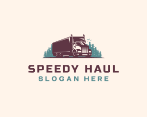 Cargo Truck Logistics logo design