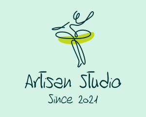 Ballet Dancer Studio logo design