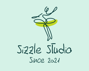 Ballet Dancer Studio logo design