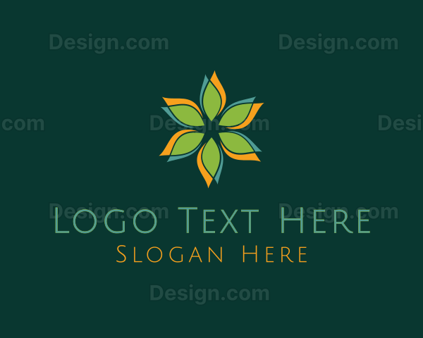 Botanical Flower Petal Logo