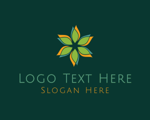 Botanical Flower Petal logo