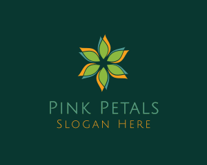 Botanical Flower Petal logo design